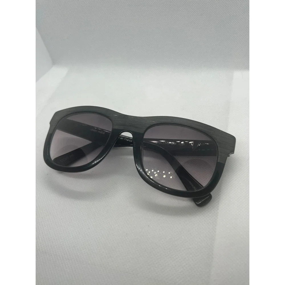 Alain Mikli Sunglasses AL1348 0101‎ 4320 Black Frames Fade Lens Designer Eyewear